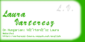 laura varteresz business card